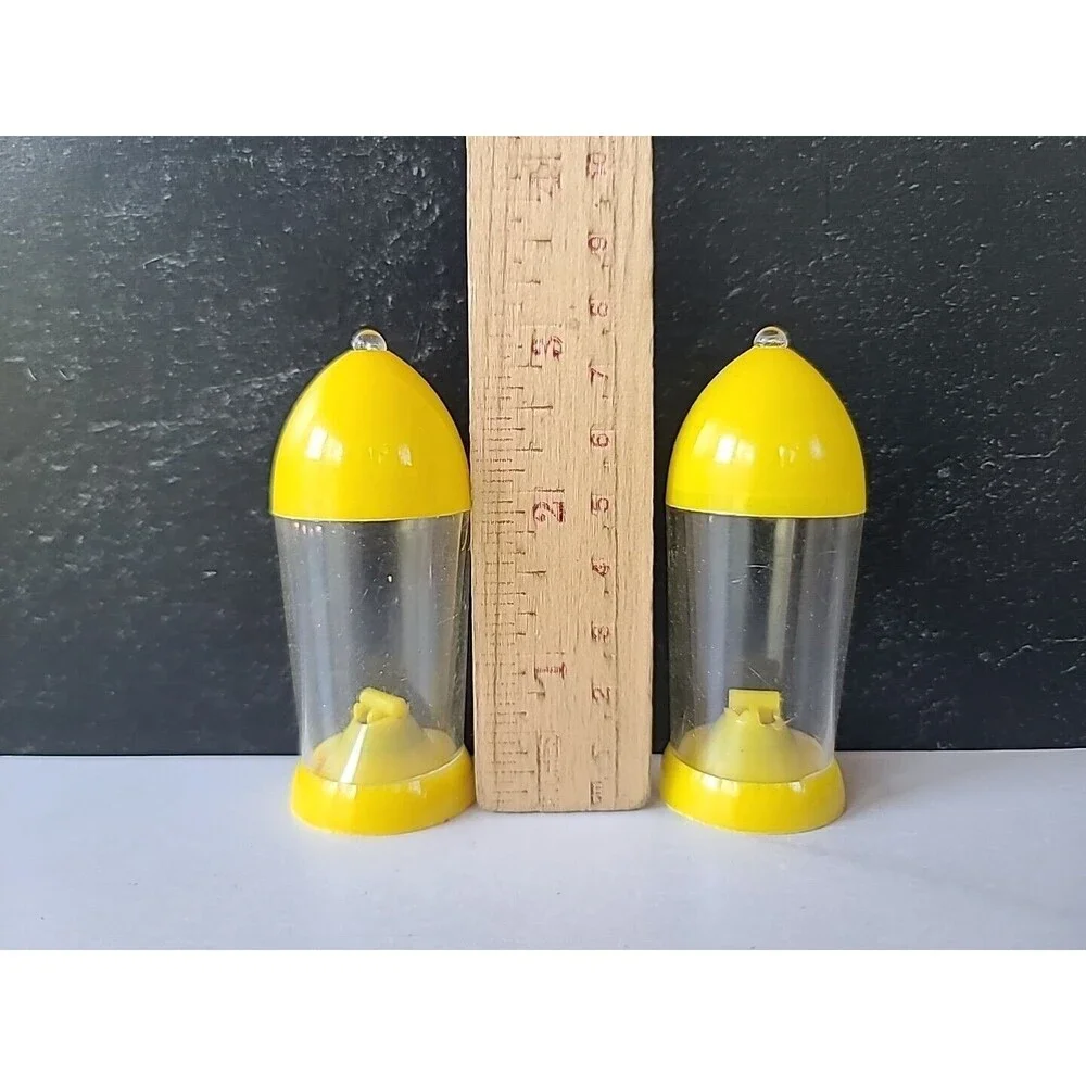 Atomic Rocket Kasin Space Age Salt And Pepper Shakers Vintage